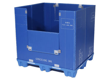 품질  M Fold Pallet Sleeve Box Gaylord Droping Door Folding Window PP 공장
