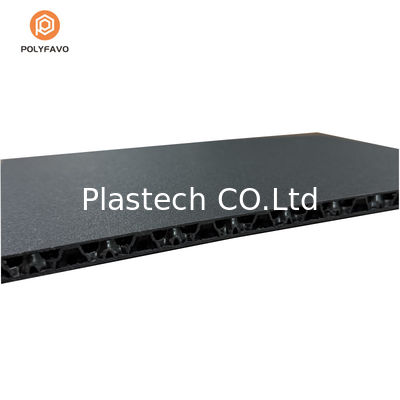 비행 케이스에 대한 거친 텍스처 10mm 검은 PP 꿀집 보드