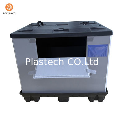 1200x1000x900mm 겹쳐질 수 있는 HDPE 투명한 플라스틱 수갑 포장