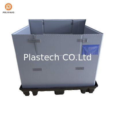 1200x1000x900mm 겹쳐질 수 있는 HDPE 투명한 플라스틱 수갑 포장