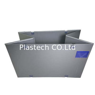 1600x1145x1067mm 팔레트 겹치기 플라스틱 운송 컨테이너와 함께 수갑 포장