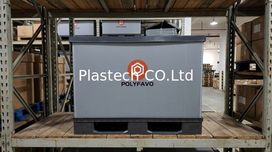 1200x800mm 저장 컨테이너 배송 상자 플라스틱 포장 팔레트 수갑 접이식 매도 상자