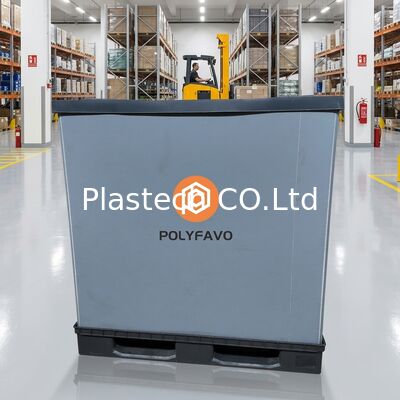 1200x800mm 물류 포장 운송 상자 보관 용기 PP 허니콤 패널 슬리브 박스