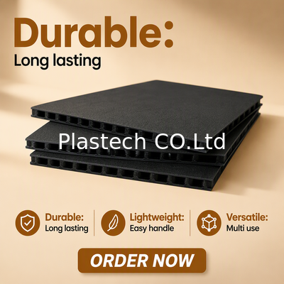 10mm 3000gsm 플라스틱 보호 플라스틱 시트 플라이 케이스 허니콤 폴리프로필렌 플라이트 패널