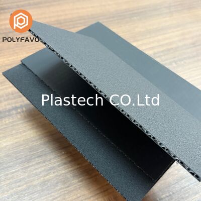 플라스틱 잎 플라이 케이스 호니콤 비행 케이스 재료 6mm 2200gsm 호니콤 패널 pp 플라스틱 잎