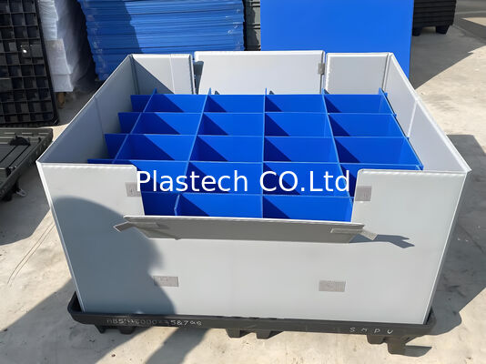  Heavy Duty Collapsible Bulk Box, Folds Flat to Save Return Freight, Dynamic Load 300kg Static Load 500kg, Stackable