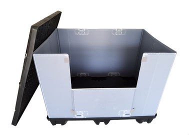 Megapack HDPE 뚜껑 PP 벌집 깔판 소매 상자